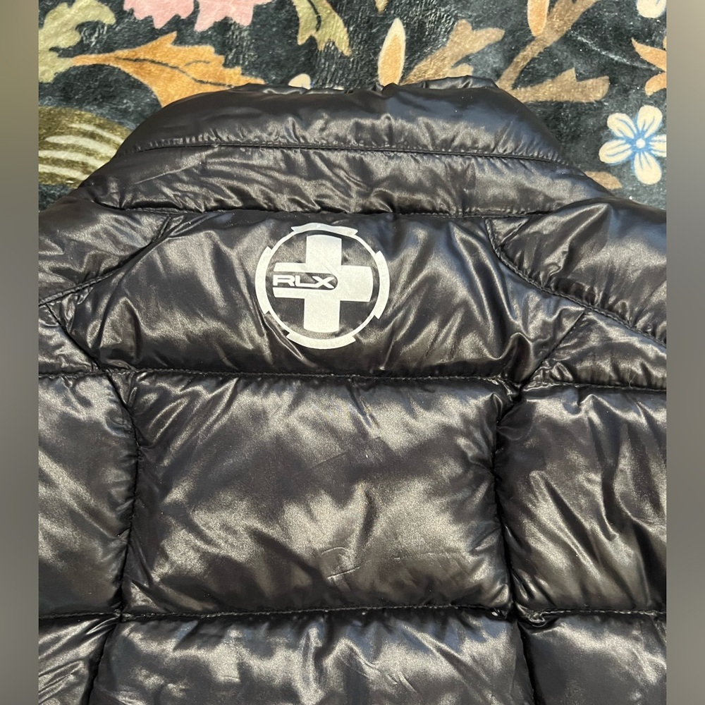 Ralph Lauren RLX Black Down Puffer Vest – Size Medium - Picture 7 of 8